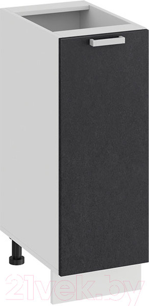 Изображение товара Шкаф-стол кухонный ТриЯ Гранита 1Н3 (белый/бетон графит)