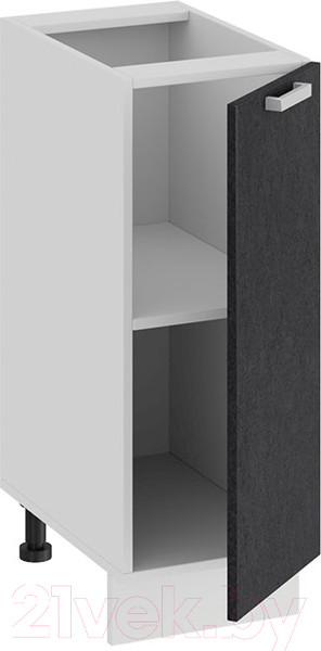 Изображение товара Шкаф-стол кухонный ТриЯ Гранита 1Н3 (белый/бетон графит)