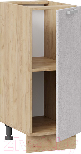 Изображение товара Шкаф-стол кухонный ТриЯ Гранита 1Н3 (дуб крафт золотой/бетон снежный)