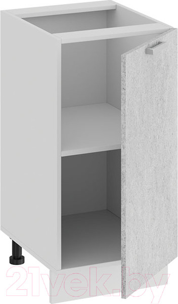Изображение товара Шкаф-стол кухонный ТриЯ Гранита 1Н4 (белый/бетон снежный)