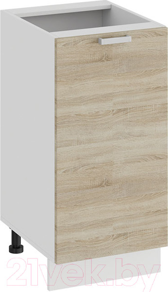 Изображение товара Шкаф-стол кухонный ТриЯ Гранита 1Н4 (белый/дуб сонома)