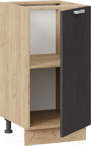 Изображение товара Шкаф-стол кухонный ТриЯ Гранита 1Н4 (дуб крафт золотой/бетон графит)