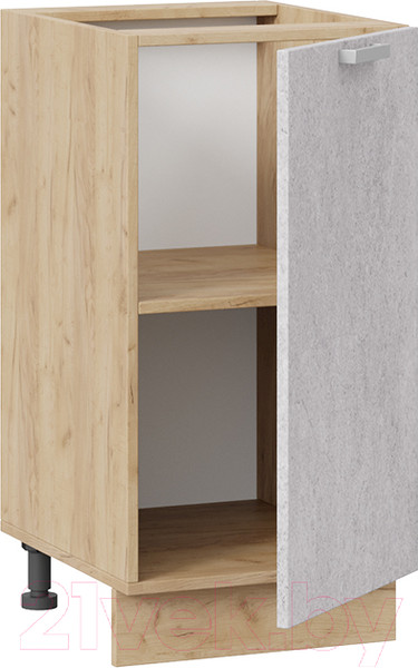 Изображение товара Шкаф-стол кухонный ТриЯ Гранита 1Н4 (дуб крафт золотой/бетон снежный)