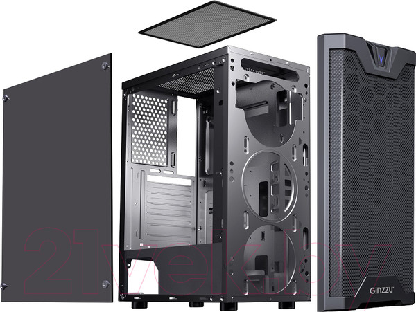 Изображение товара Корпус для компьютера Ginzzu SL180