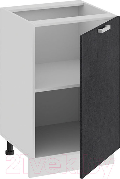 Изображение товара Шкаф-стол кухонный ТриЯ Гранита 1Н5 (белый/бетон графит)
