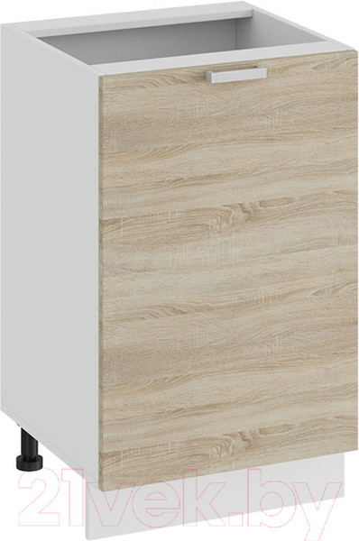 Изображение товара Шкаф-стол кухонный ТриЯ Гранита 1Н5 (белый/дуб сонома)