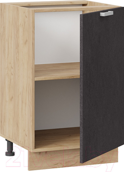 Изображение товара Шкаф-стол кухонный ТриЯ Гранита 1Н5 (дуб крафт золотой/бетон графит)