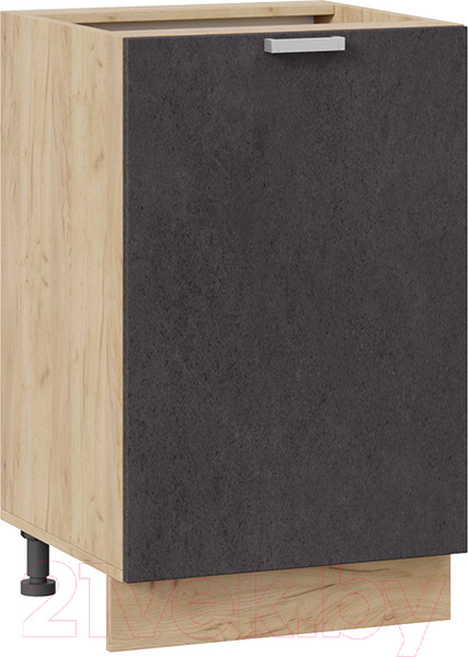 Изображение товара Шкаф-стол кухонный ТриЯ Гранита 1Н5 (дуб крафт золотой/бетон графит)