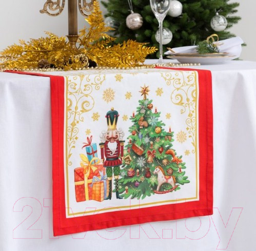 Изображение товара Дорожка на стол Этель Новогодняя сказка / 3629028 (40x147)