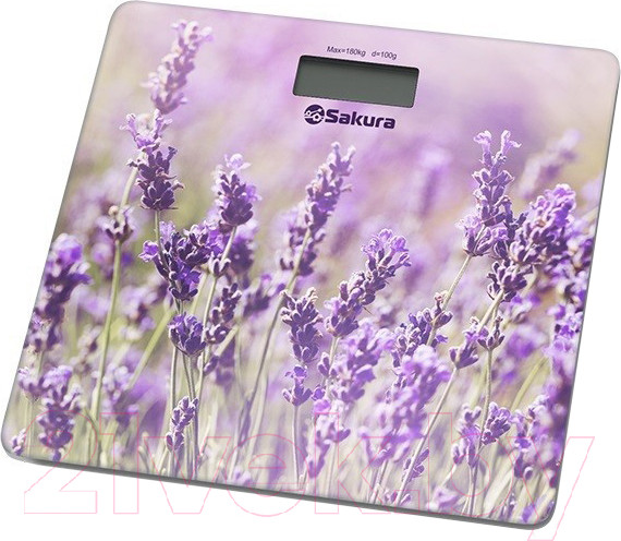 Изображение товара Напольные весы электронные Sakura SA-5072LF (лаванда)