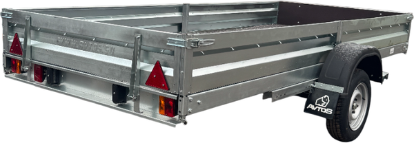 Изображение товара Прицеп для автомобиля Avtos A35P1B (3500x1500x300, R13, ресс. AL-KO)