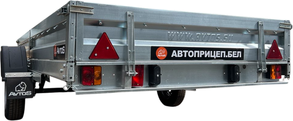 Изображение товара Прицеп для автомобиля Avtos A35P1B (3500x1500x300, R13, ресс. AL-KO)