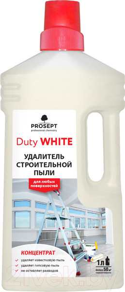 Изображение товара Средство для очистки после ремонта Prosept Duty White от гипсовой пыли (1л)
