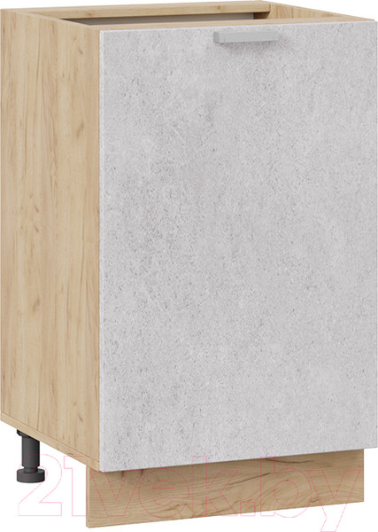 Изображение товара Шкаф-стол кухонный ТриЯ Гранита 1Н5 (дуб крафт золотой/бетон снежный)