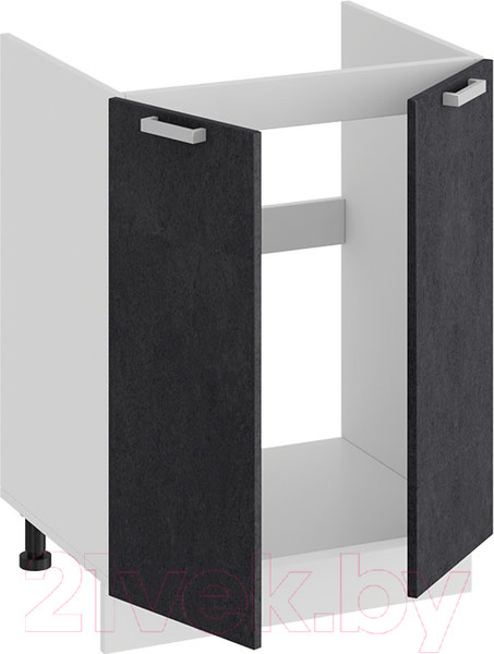 Изображение товара Шкаф под мойку ТриЯ Гранита 1Н6М (белый/бетон графит)