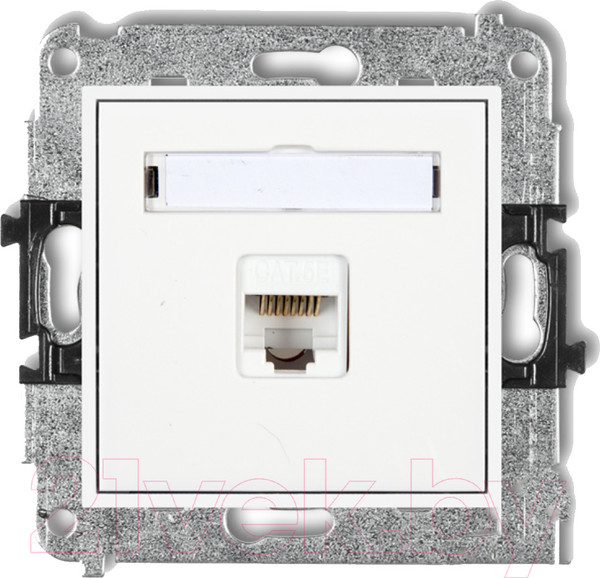 Изображение товара Розетка Karlik 1XRJ45 / 28MGK-1 (графитовый матовый)