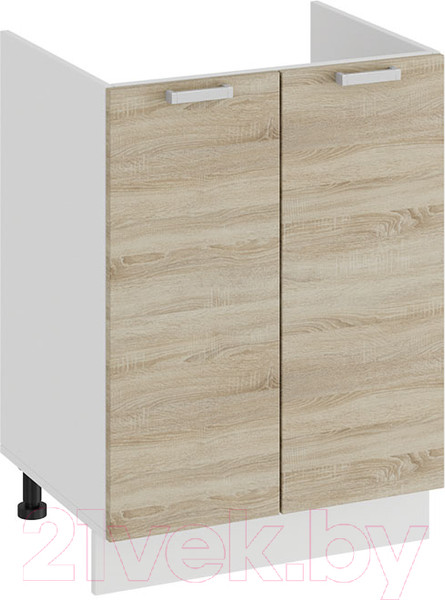 Изображение товара Шкаф под мойку ТриЯ Гранита 1Н6М (белый/дуб сонома)
