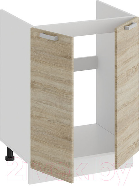 Изображение товара Шкаф под мойку ТриЯ Гранита 1Н6М (белый/дуб сонома)