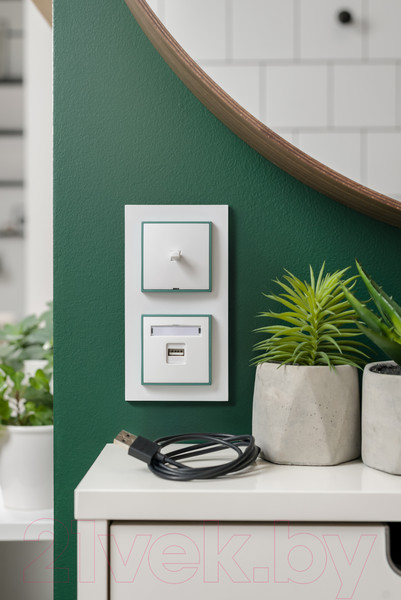 Изображение товара Розетка Karlik MGS RTV-SAT (белый)