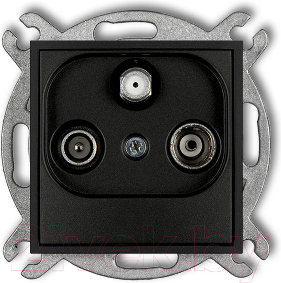 Изображение товара Розетка Karlik 28MGS RTV-SAT (графитовый матовый)