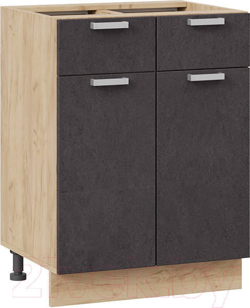 Изображение товара Шкаф-стол кухонный ТриЯ Гранита 1Н6Я1 (дуб крафт золотой/бетон графит)