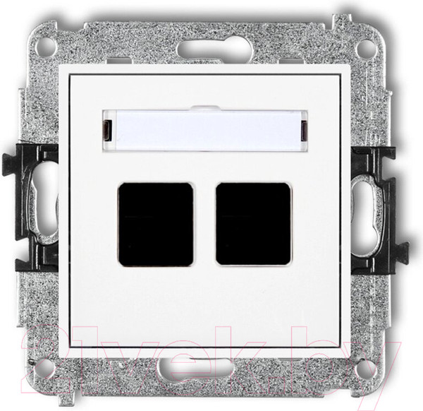 Изображение товара Розетка Karlik Keystone / MGM-2P (белый)