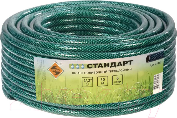 Изображение товара Шланг поливочный Энкор Стандарт 50м / 45951