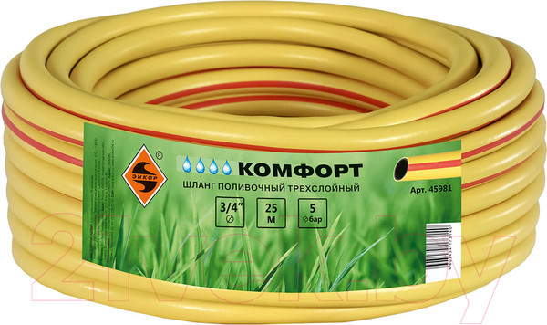 Изображение товара Шланг поливочный Энкор Комфорт 25м / 45981