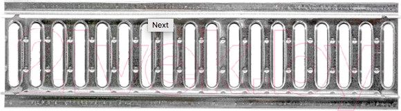 Изображение товара Решетка водоприемная Ecoteck Standart 100 / 2St1000002