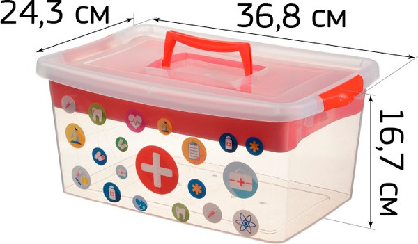 Изображение товара Контейнер для лекарств Idea Аптечка М2908  