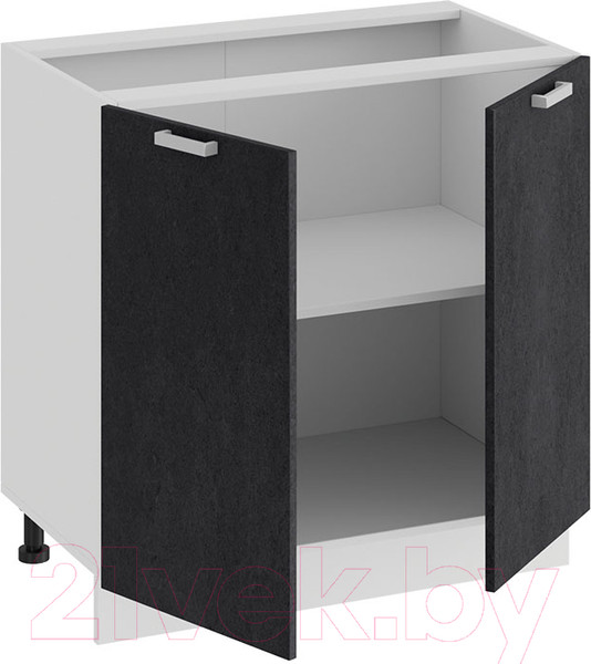 Изображение товара Шкаф-стол кухонный ТриЯ Гранита 1Н8 (белый/бетон графит)
