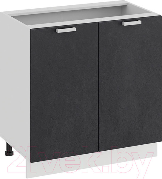 Изображение товара Шкаф-стол кухонный ТриЯ Гранита 1Н8 (белый/бетон графит)