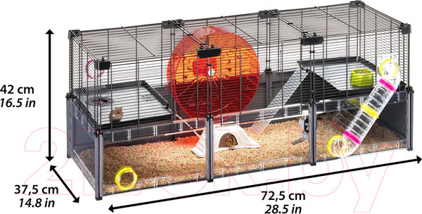 Изображение товара Клетка для грызунов Ferplast Multipla Hamster Large / 57007417