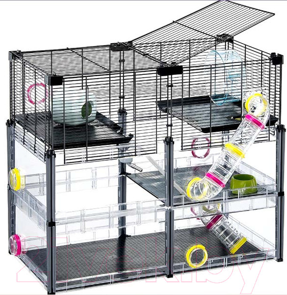 Изображение товара Клетка для грызунов Ferplast Multipla Hamster Crystal / 57007617