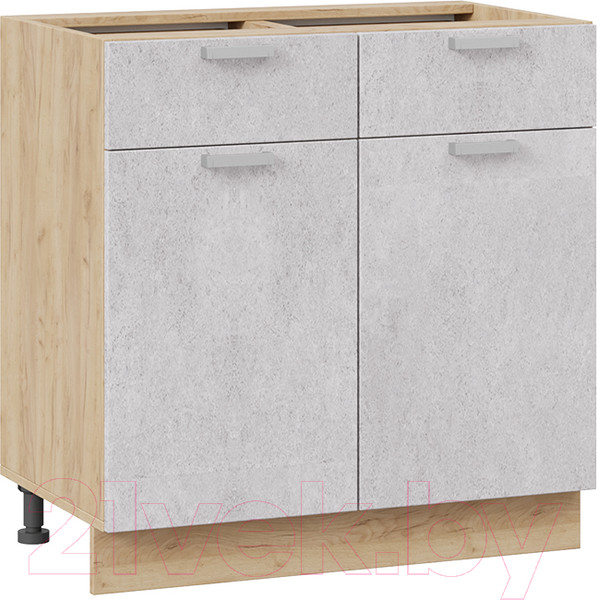 Изображение товара Шкаф-стол кухонный ТриЯ Гранита 1Н8Я1 (дуб крафт золотой/бетон снежный)