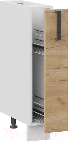 Изображение товара Шкаф карго ТриЯ Детройт 1Н15К (белый/дуб крафт золотой)