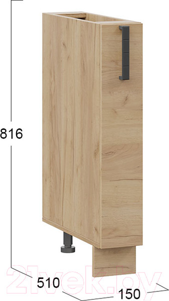 Изображение товара Шкаф карго ТриЯ Детройт 1Н15К (дуб крафт золотой)