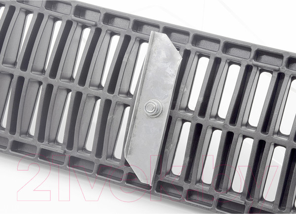 Изображение товара Решетка водоприемная Ecoteck 100 C250 / ДИ 15517000 (металлик)