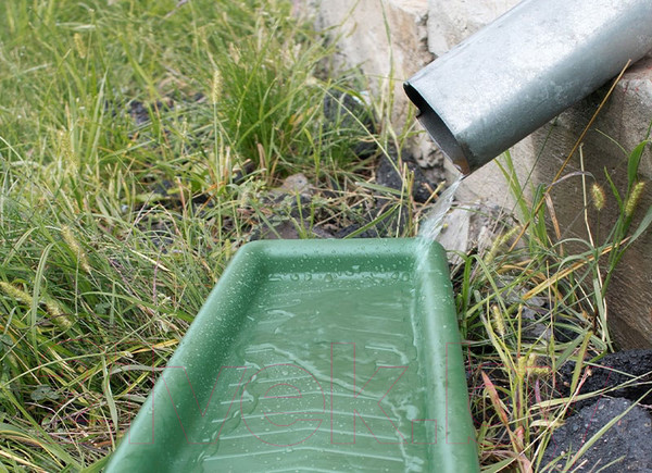 Изображение товара Желоб под трубу водосточную Ecoteck ДИ 14613000 (зеленый)