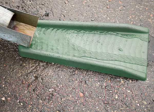 Изображение товара Желоб под трубу водосточную Ecoteck ДИ 14613000 (зеленый)