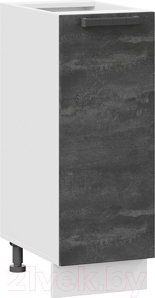 Изображение товара Шкаф-стол кухонный ТриЯ Детройт 1Н3 (белый/угольный камень)