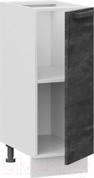 Изображение товара Шкаф-стол кухонный ТриЯ Детройт 1Н3 (белый/угольный камень)