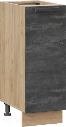 Изображение товара Шкаф-стол кухонный ТриЯ Детройт 1Н3 (дуб крафт золотой/угольный камень)