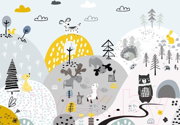 Изображение товара Фотообои листовые Citydecor Детский сюжет (200x140)