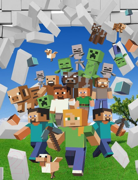 Изображение товара Фотообои листовые Citydecor Майнкрафт (200x260)