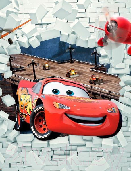 Изображение товара Фотообои листовые Citydecor Молния Маквин (200x260)