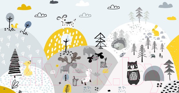 Изображение товара Фотообои листовые Citydecor Детский сюжет (300x150)