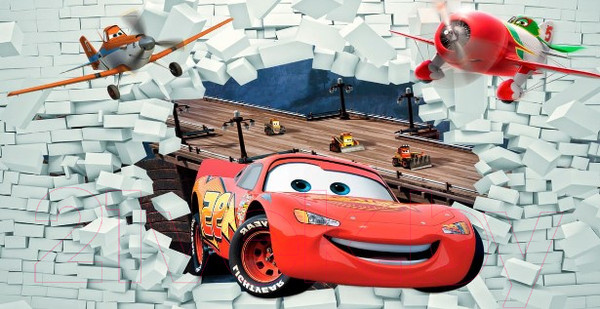 Изображение товара Фотообои листовые Citydecor Молния Маквин (300x150)