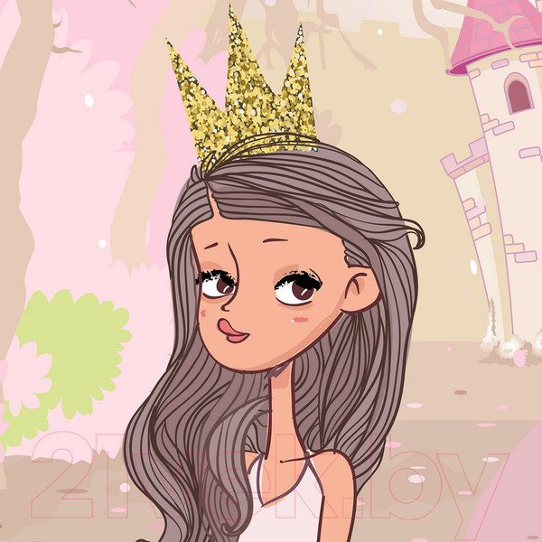 Изображение товара Фотообои листовые Citydecor Princess 2 (300x150)