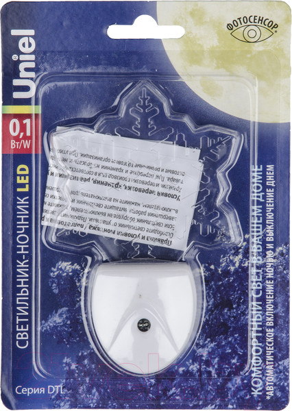 Изображение товара Ночник Uniel Цветок DTL-315 (белый)